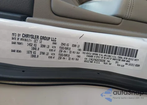 2013 Jeep Grand Cherokee Laredo z USA, uszkodzony, nr VIN 1C4RJFAG2DC592296